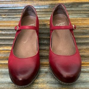 Dansko Loralie Mary Jane wedge heels
